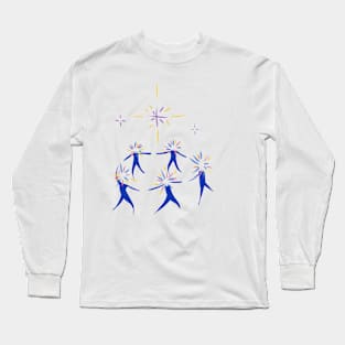 little creatures dancing in a circle Long Sleeve T-Shirt